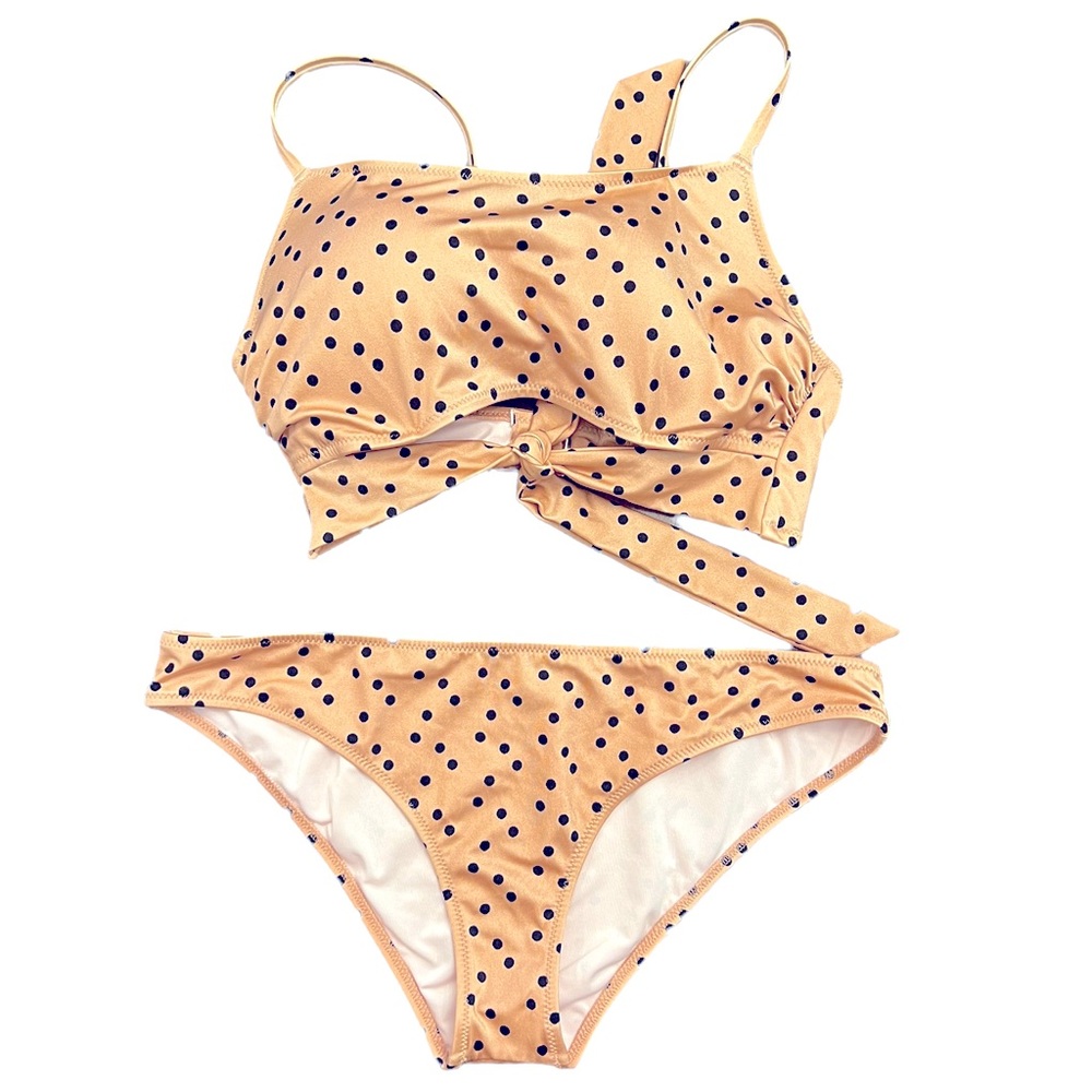 EUC Shade and Shore polka dot bikini